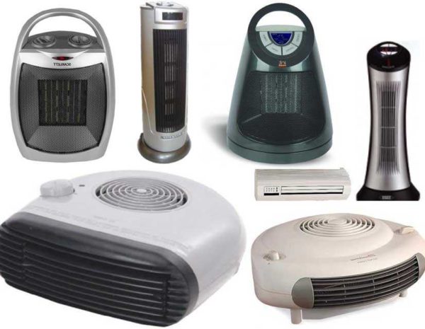 Fan heaters - different models, purpose, power
