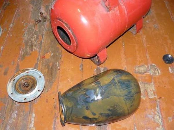 The flange should be made of thick galvanized steel, but better - stainless steel