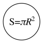 The formula for finding the cross-sectional area of ​​a round pipe