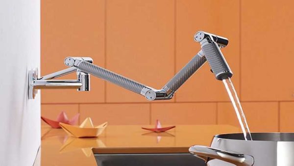 Modern kitchen faucets are sometimes very quirky.