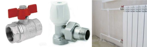 Heating radiator faucets