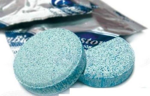 Toilet pills are just thrown inside