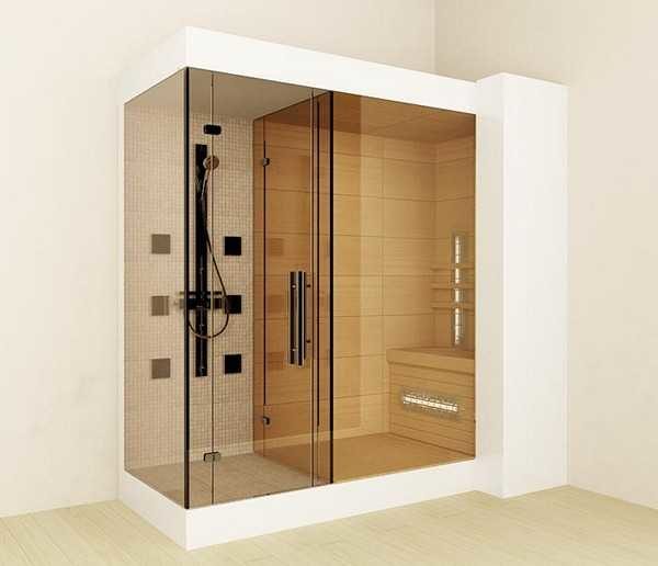 Showers with a sauna belong to the premium segment