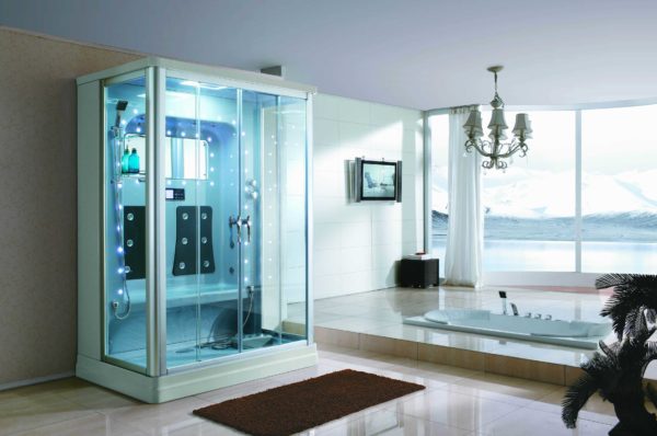 Good for those who have both a bath and a shower, but more often have to choose one thing