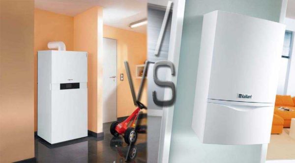 Wall-hung gas boilers are larger in size and weight, but this is due to their higher power