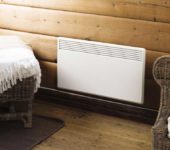 You can choose any place for the installation of the electric convector. It is desirable only that it is not covered with furniture.