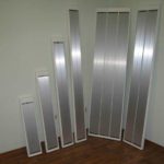 Contemporary ceiling heater. This can already be beaten in the interior
