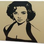The ceramic panel can be painted
