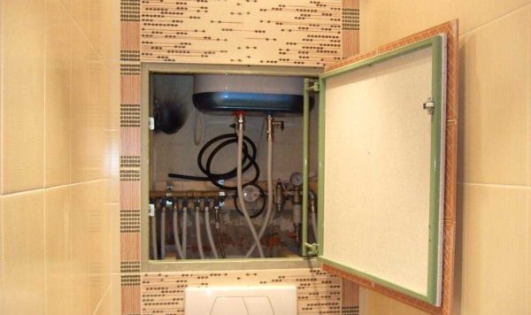 Special hatch for tiles