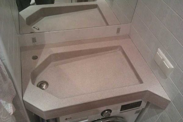 Made of artificial stone sinks according to customer sizes