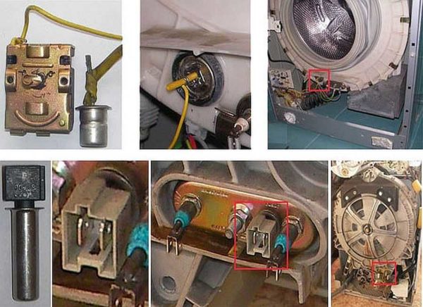 The thermal relay is responsible for timely switching on / off the heater