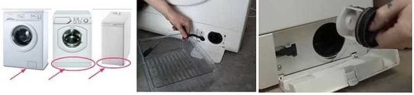 How to clean the washing machine outlet filter