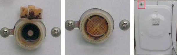 How to clean a filter on a washing machine