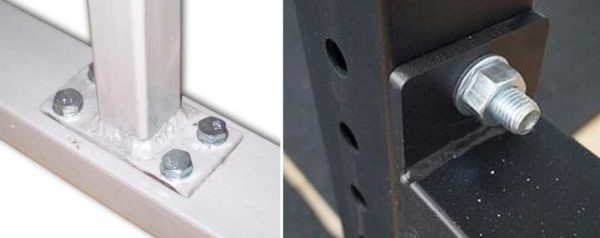 Methods for bolting profile pipes