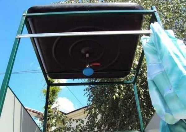 A summer cottage or garden shower must have a water tank