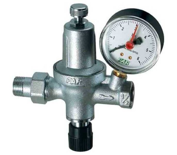 Water pressure reducer - a device for reducing and stabilizing the pressure in the system