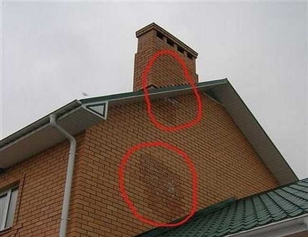 To avoid the appearance of such stains, it is necessary to make the joints absolutely tight.