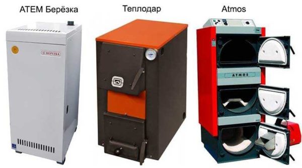 Several combined boilers
