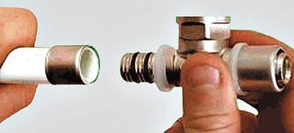 Press fitting for MP pipes