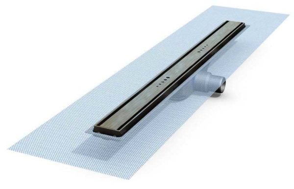 The linear water drain differs in the shape of the receiving chamber, the device itself and the installation are similar