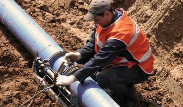 Welding is used more often on large diameters