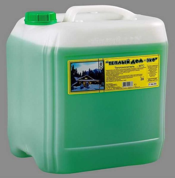 Propylene glycol heat transfer fluid is safe, but it is more expensive and freezes at higher temperatures