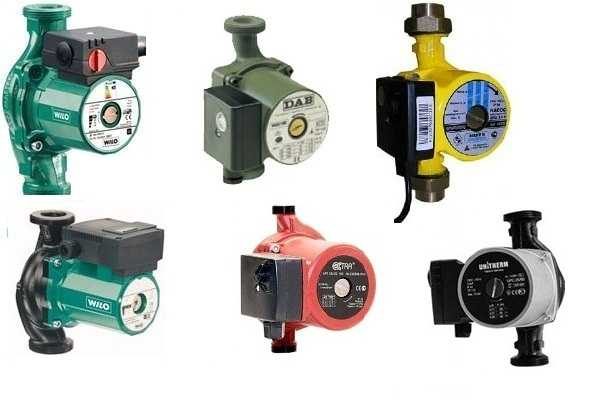 You must first select a circulation pump according to the characteristics