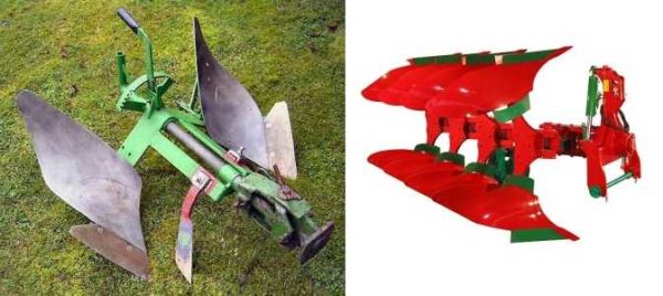 Reversible plows - single and multi-furrow