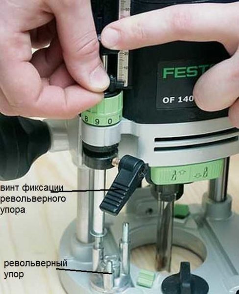 Choosing the leg of the revolver stop