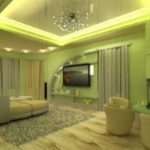 Another example of zoning with lighting