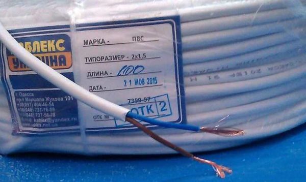 The cross-section of a stranded wire is considered similar