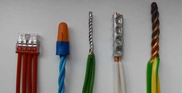 The main ways to connect conductors in a house or apartment