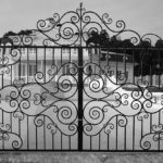 The gate looks magical