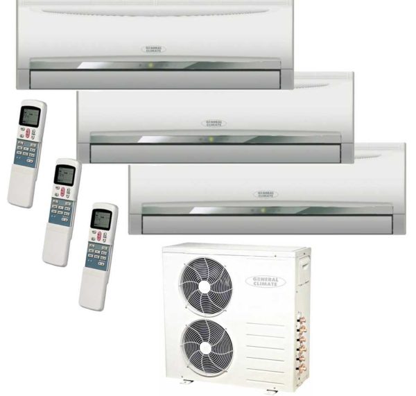 Multi split has several indoor units