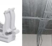 Mounting on plastic clips