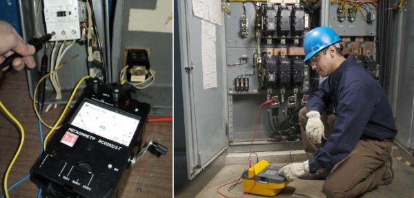 How to use a megohmmeter: electrical safety rules