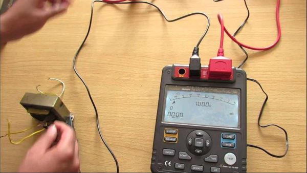 One of the options for modern megohmmeters
