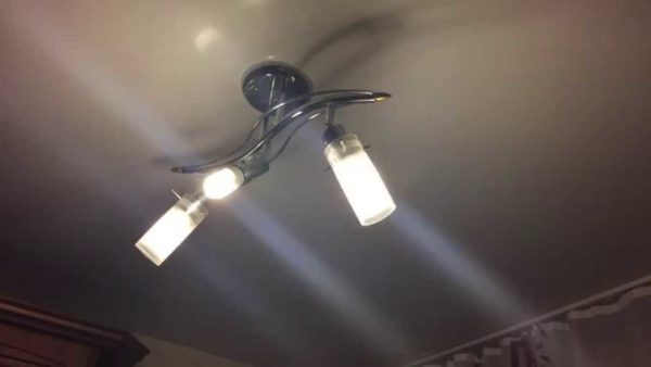 Why does the LED light blink when the light is off