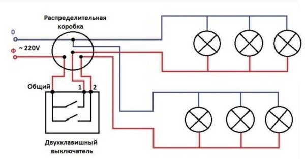 With two-button switch