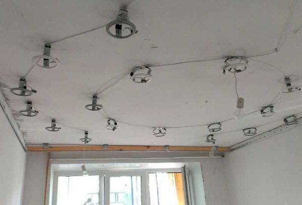 Prepared for the installation of stretch ceilings