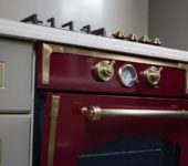 You can connect the built-in oven to a normal line. It is better to have it dedicated - only for this unit