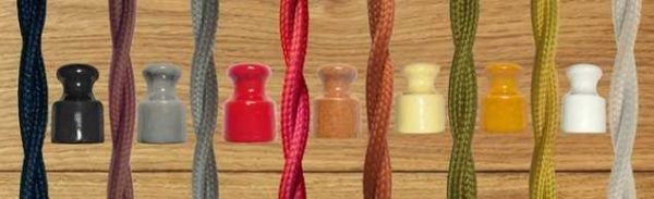 Retro style electric cables are imported and domestically produced