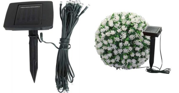There are lamps with external solar panels. The light module itself can be placed in the shade or in the house, and the battery can be exposed in a sunny place.