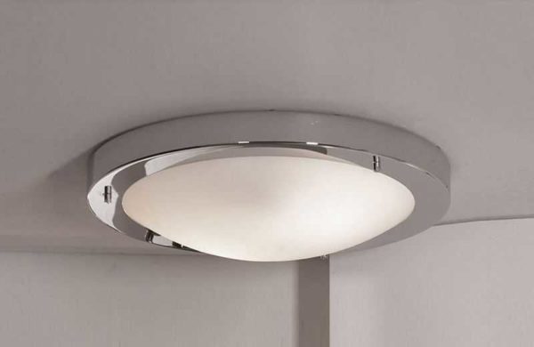 Surface mounted ceiling lamp for bathroom - one of the options