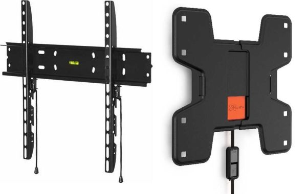 Hang the TV on the wall like a picture - at a short distance from the wall, you can use such brackets