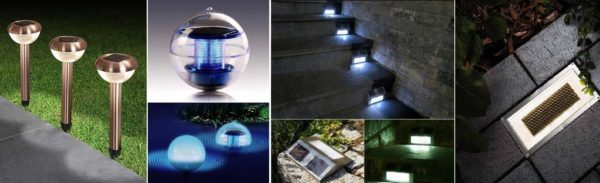 Solar powered lights can be different