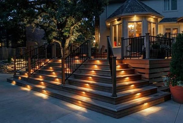 Highlighting stairs and paths is very important