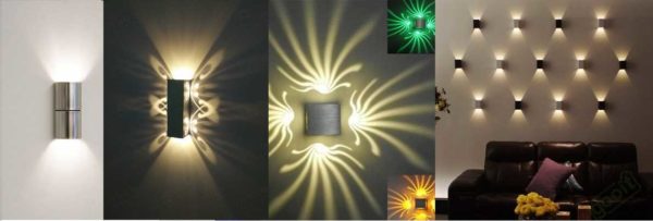 Examples of using directional LED lamps