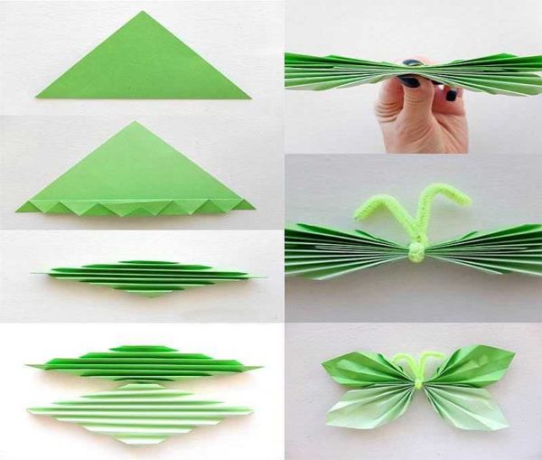 How to make paper butterflies for wall decor