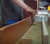 We put the edge tape on the part